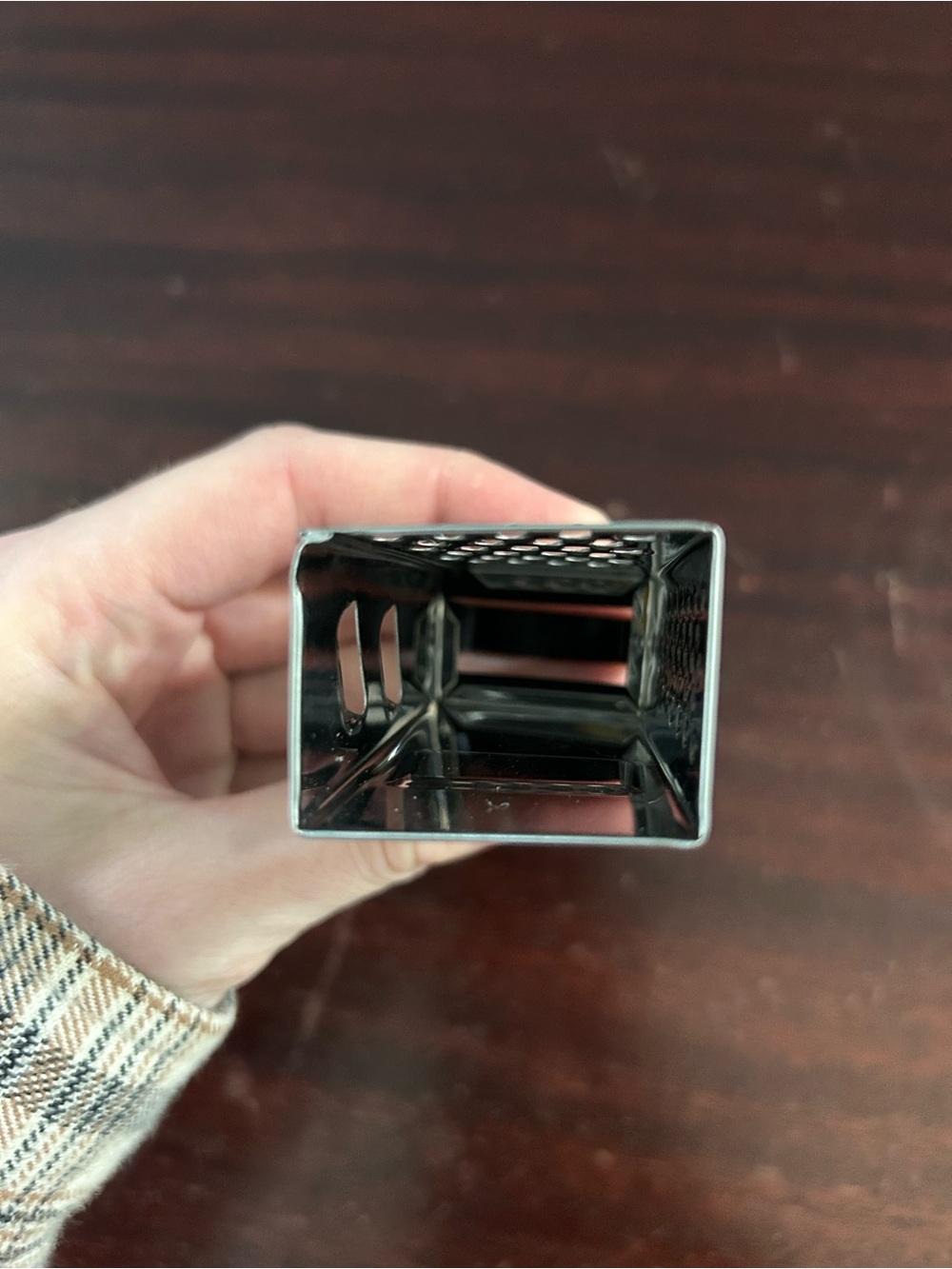 Three-Sided Mini Box Grater Stainless Steel - Picture 5 of 6